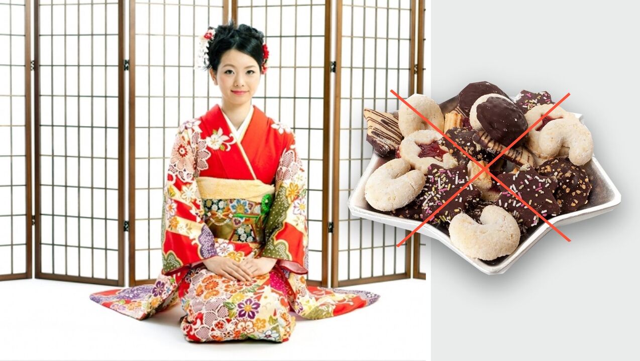 Postres prohibidos sobre la dieta japonesa